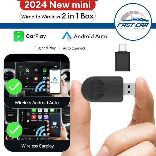 CarPlay / Android Auto Inalámbrico - Adaptador USB