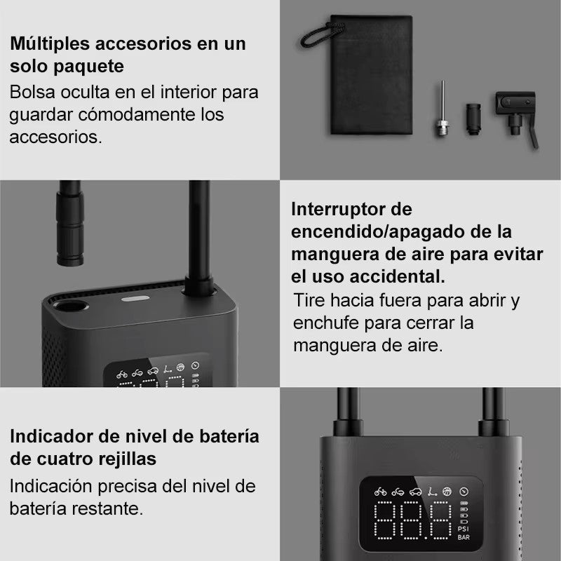 Compresor inflador de aire portátil inteligente - Xiaomi
