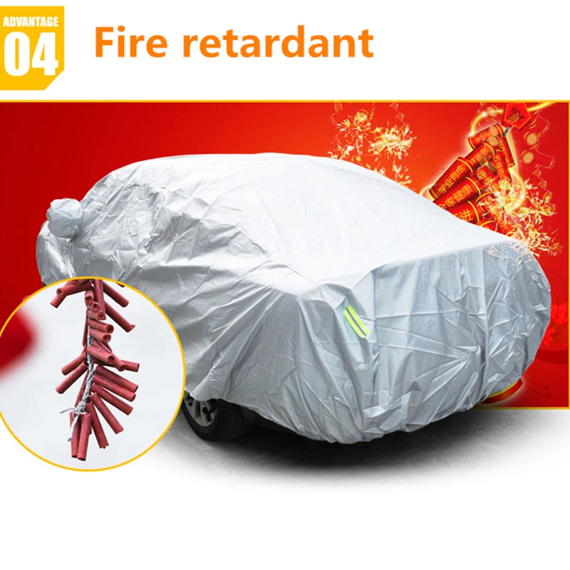 Cubierta Impermeable Automóvil para Exterior - Alta protección - Universal - Gris