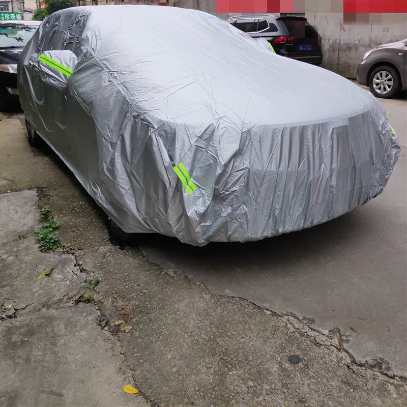 Cubierta Impermeable Automóvil para Exterior - Alta protección - Universal - Gris