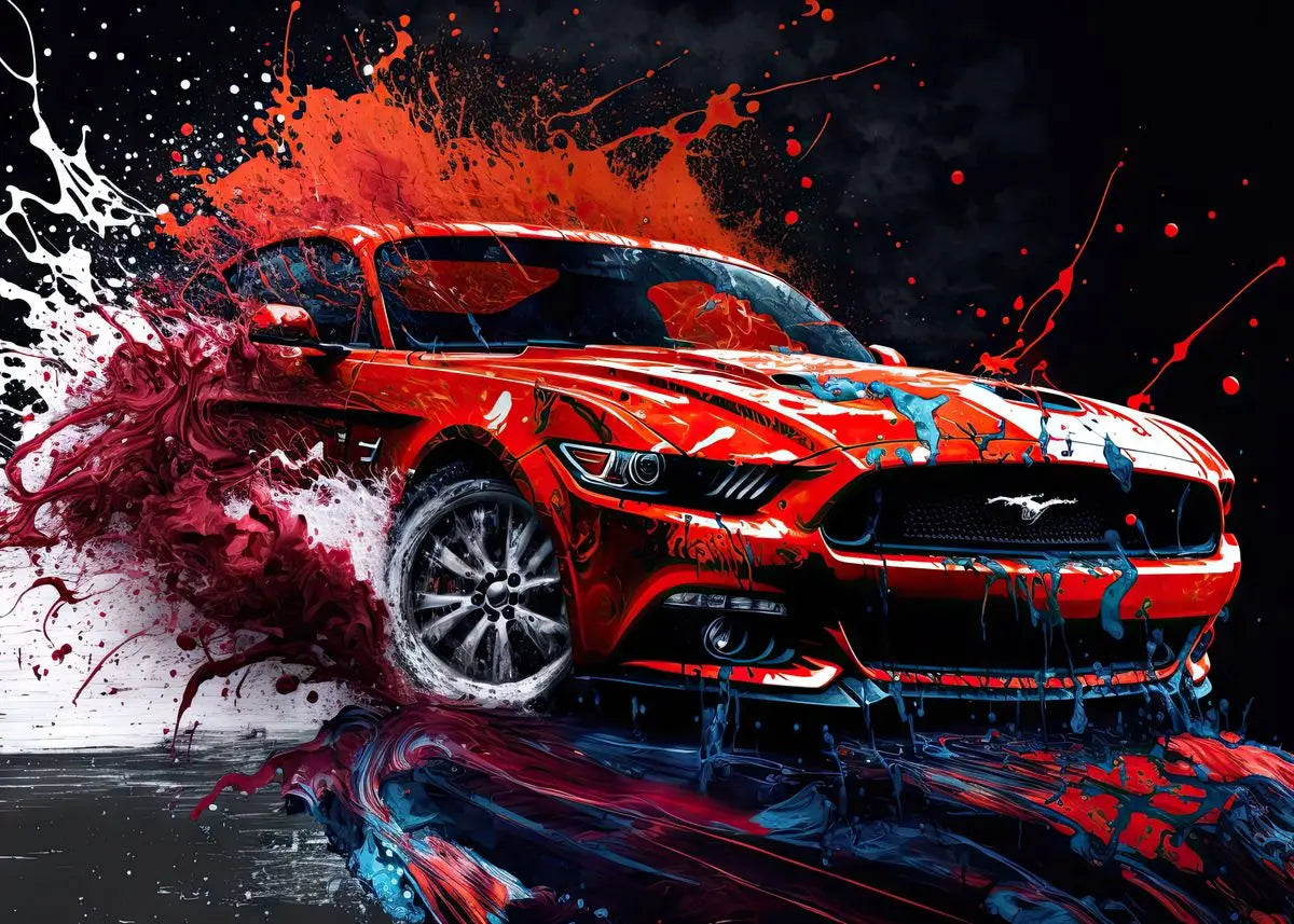 Pósters Vehículos - Estilo Pop Graffiti 🎨🚗