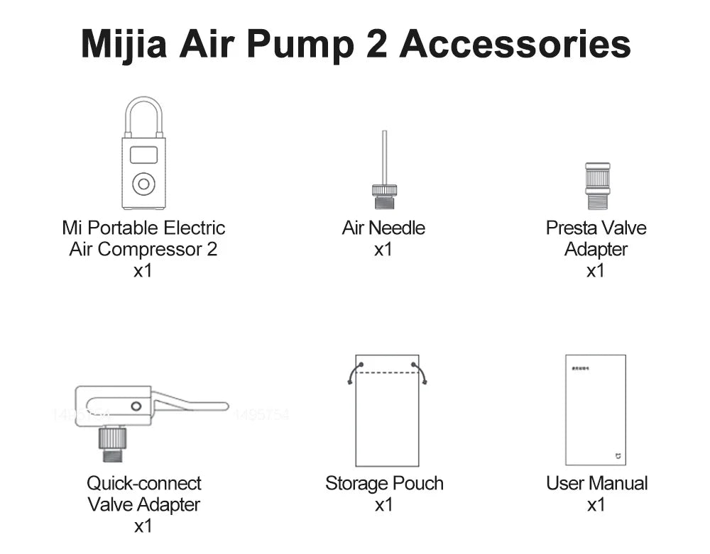 Compresor inflador de aire portátil inteligente - Xiaomi
