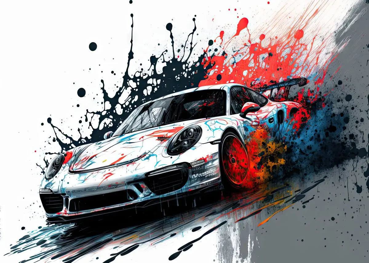 Pósters Vehículos - Estilo Pop Graffiti 🎨🚗