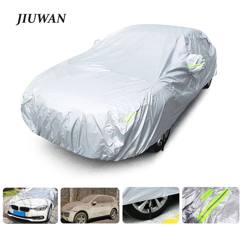 Cubierta Impermeable Automóvil para Exterior - Alta protección - Universal - Gris