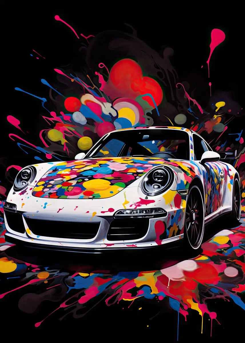 Pósters Vehículos - Estilo Pop Graffiti 🎨🚗