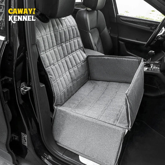 Transportín y cubierta de asiento impermeable mascotas - 2 en 1 🐶🚗