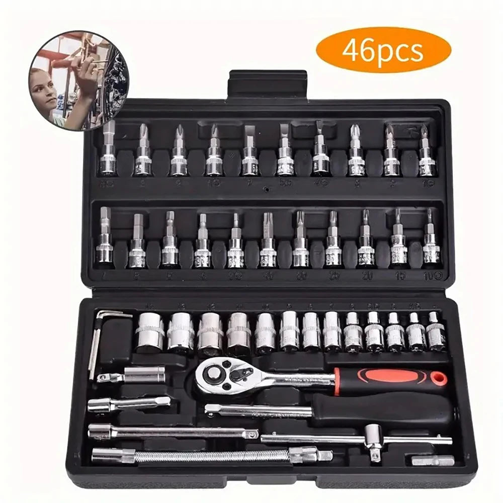 Kit de Herramientas 46 en 1 🔧🚗