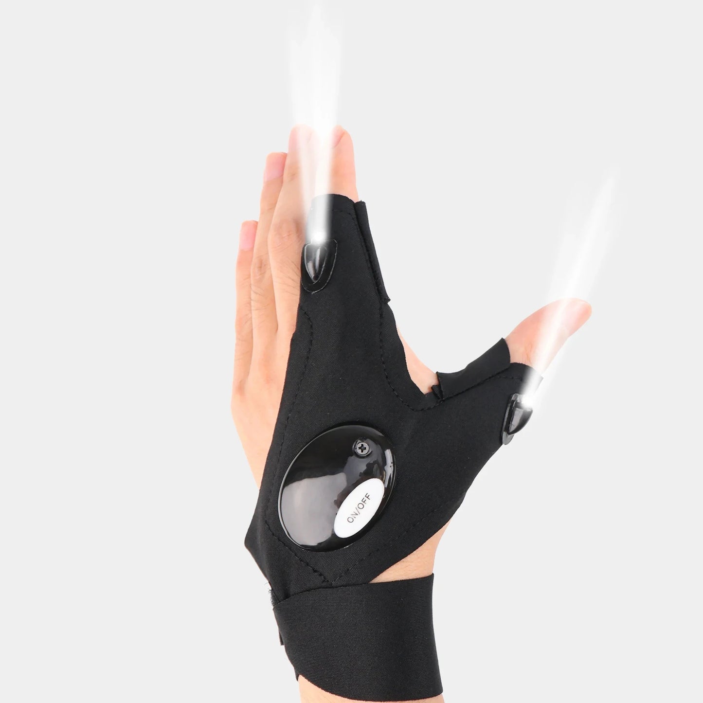 Guantes con iluminación LED