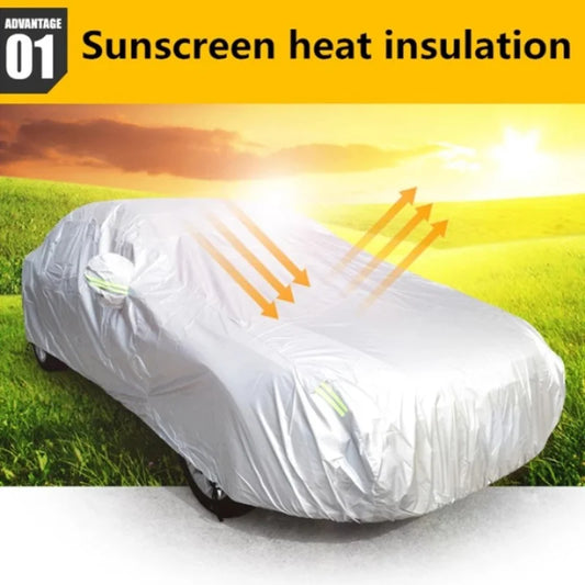 Cubierta Impermeable Automóvil para Exterior - Alta protección - Universal - Gris