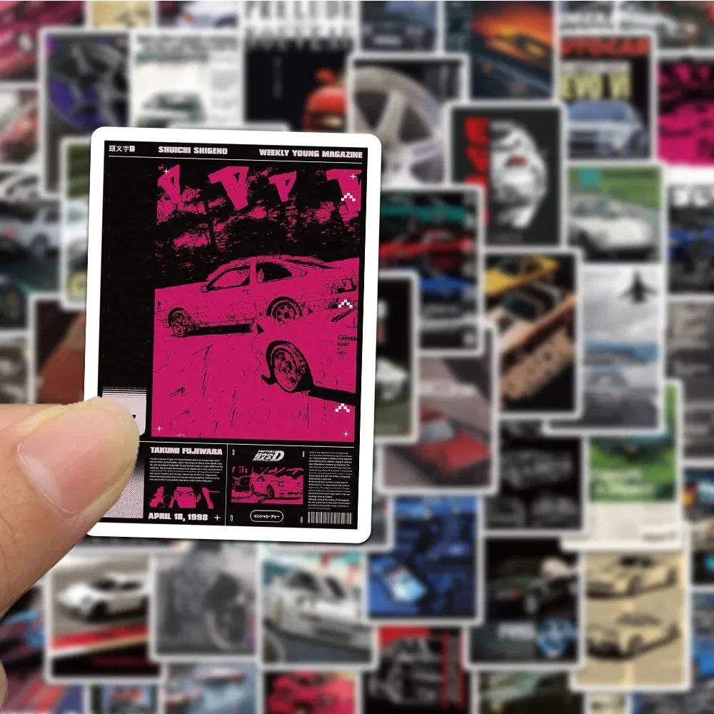 Set de Stickers Retro JDM 🏁