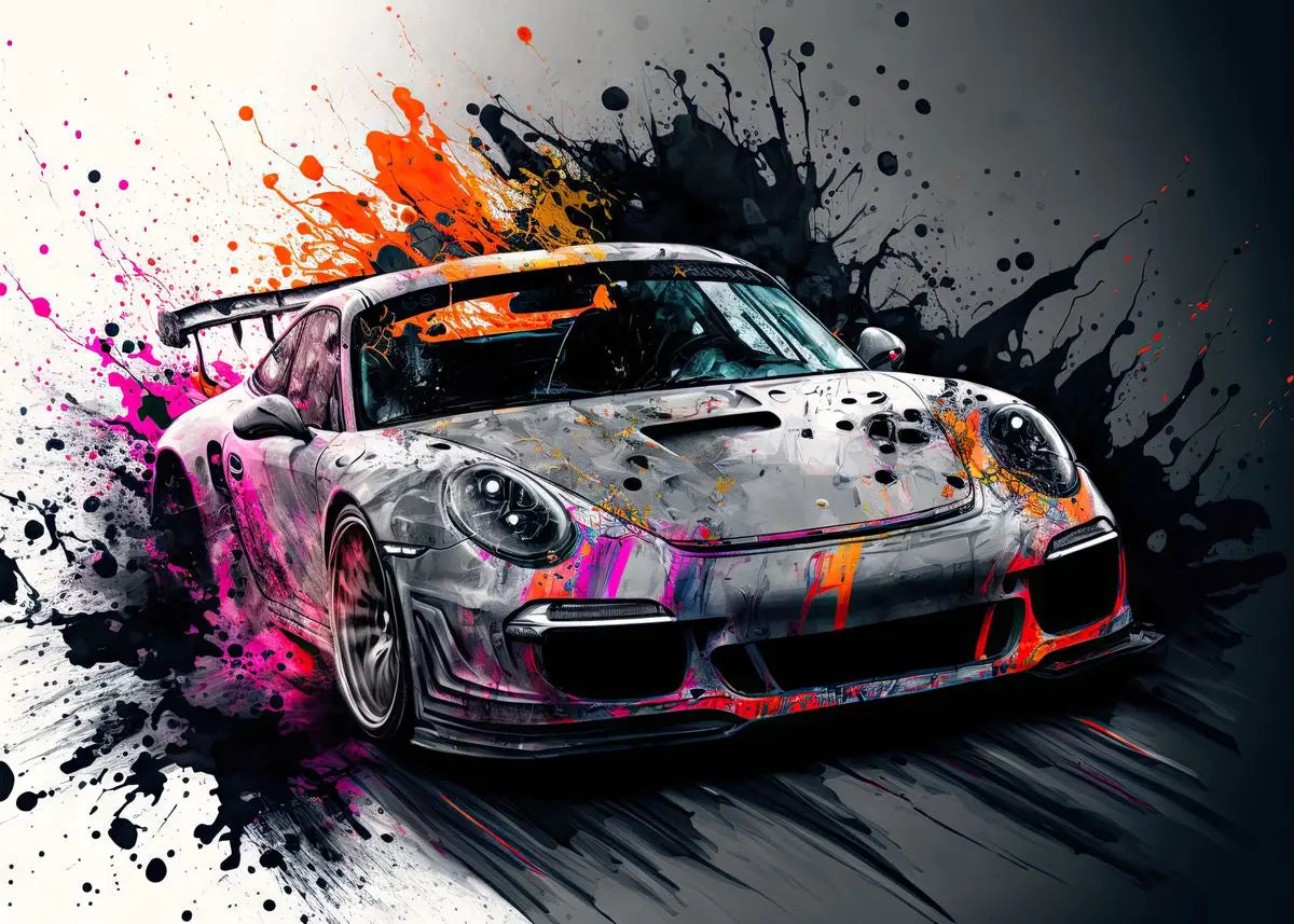 Pósters Vehículos - Estilo Pop Graffiti 🎨🚗
