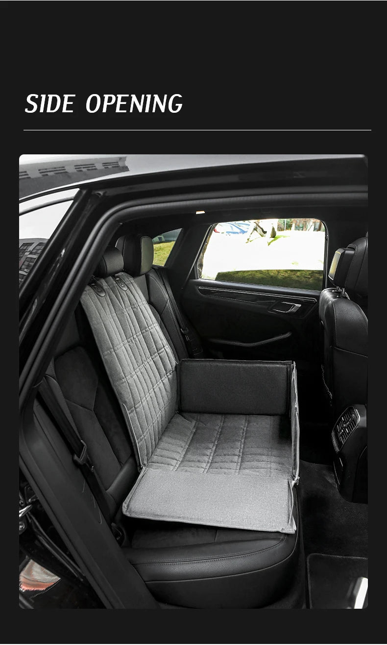 Transportín y cubierta de asiento impermeable mascotas - 2 en 1 🐶🚗