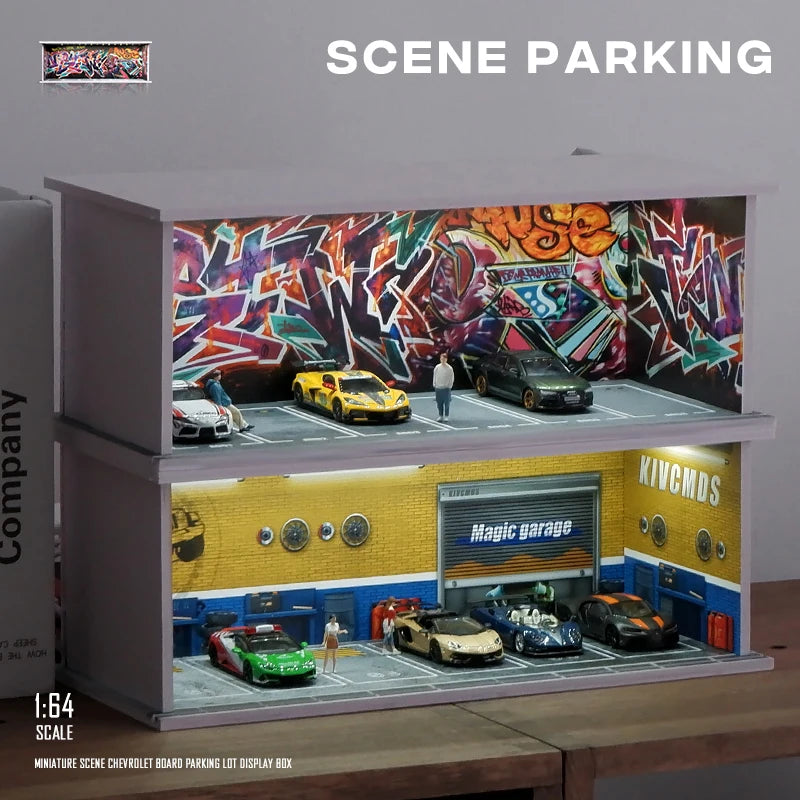 Escena de Garaje a Escala 1:64