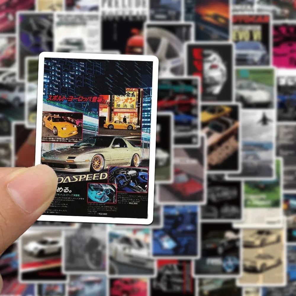 Set de Stickers Retro JDM 🏁