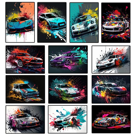 Pósters Vehículos - Estilo Pop Graffiti 🎨🚗