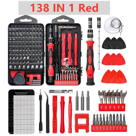 🛠️ Kit de Destornilladores de Precisión - 138 en 1