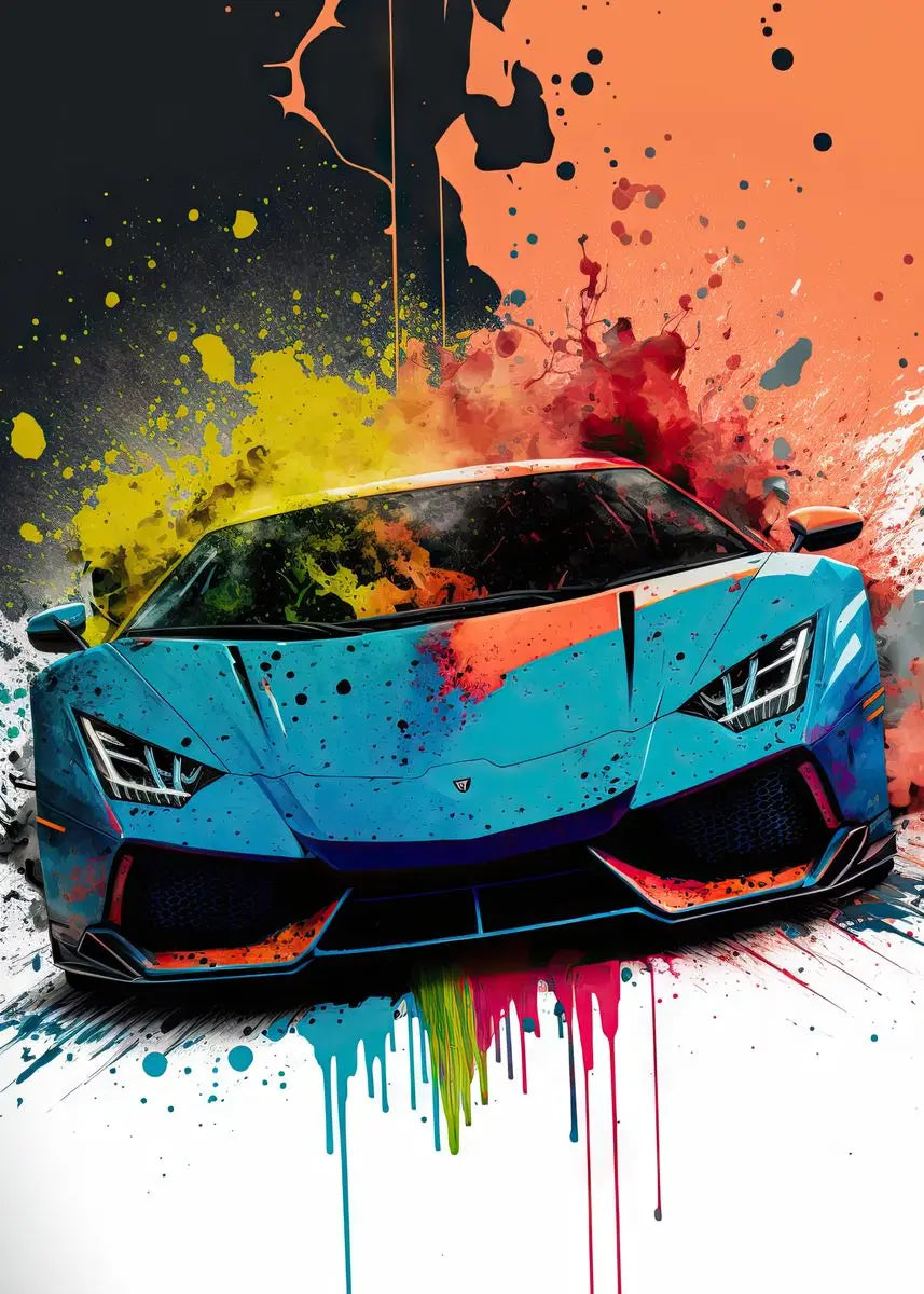 Pósters Vehículos - Estilo Pop Graffiti 🎨🚗