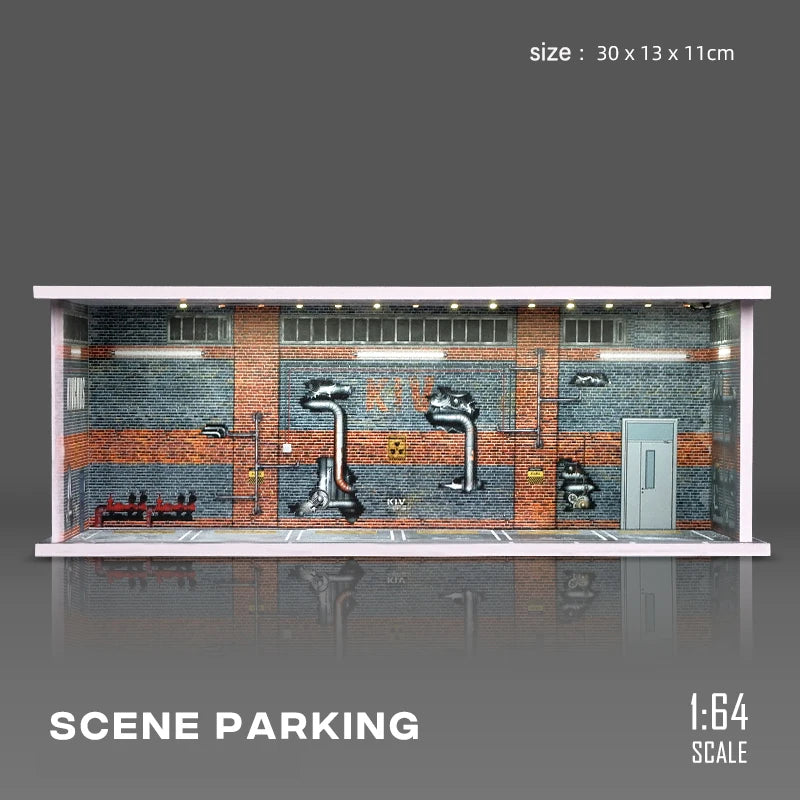 Escena de Garaje a Escala 1:64