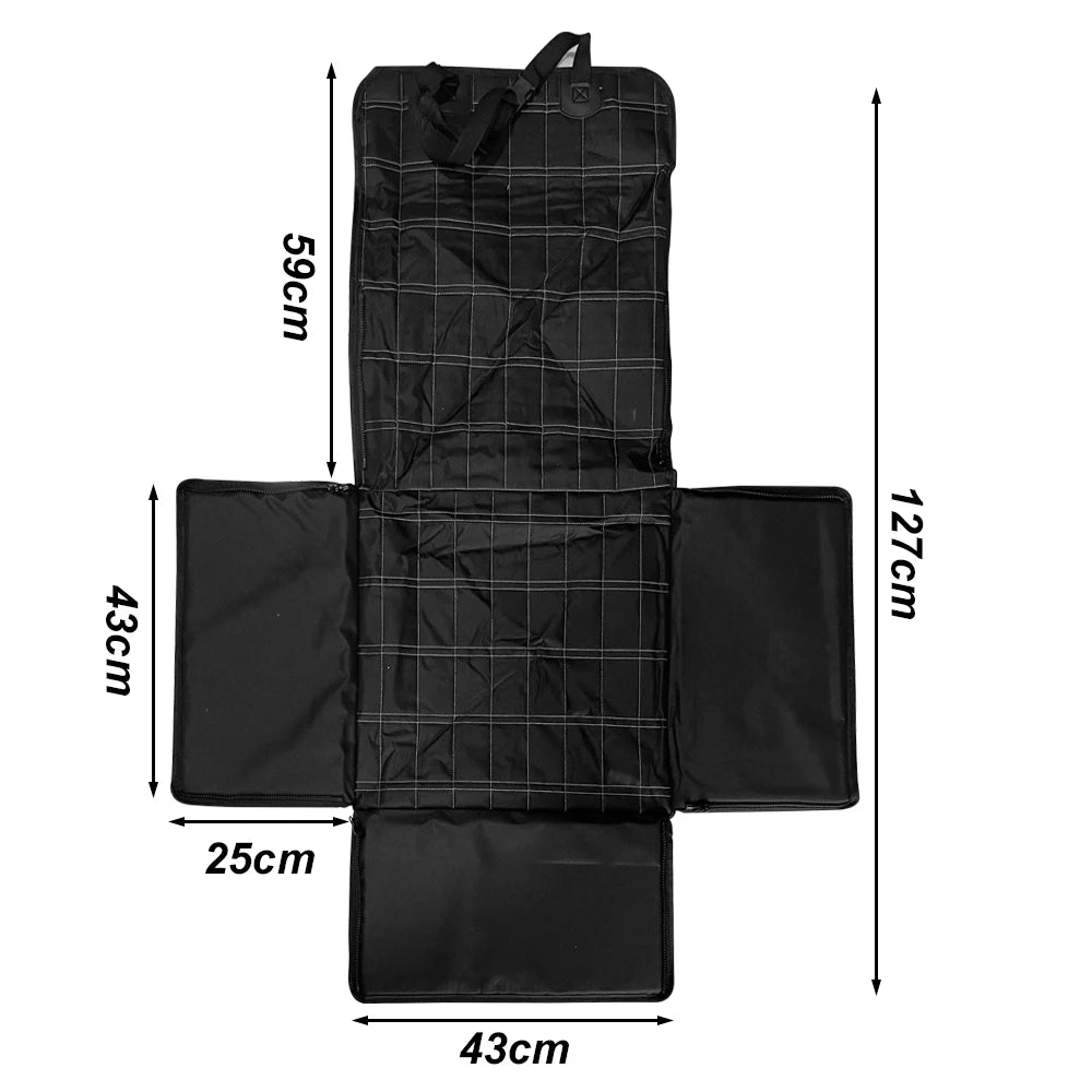 Transportín y cubierta de asiento impermeable mascotas - 2 en 1 🐶🚗