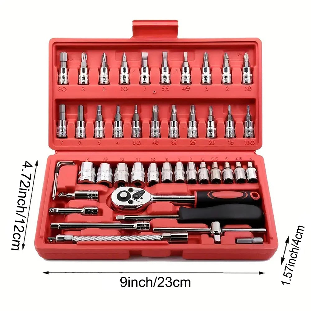 Kit de Herramientas 46 en 1 🔧🚗