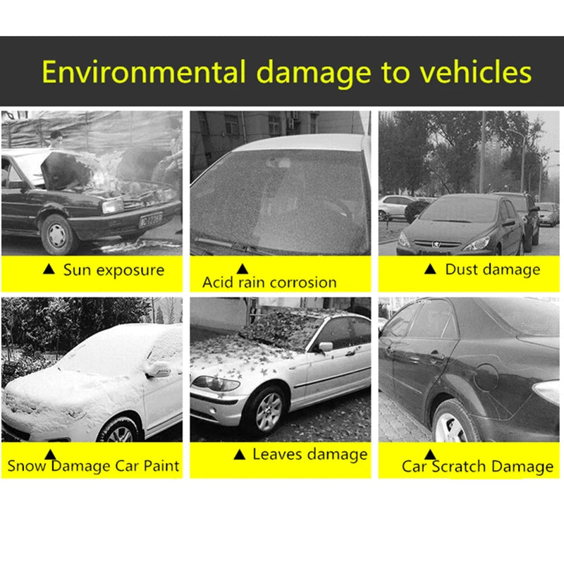 Cubierta Impermeable Automóvil para Exterior - Alta protección - Universal - Gris