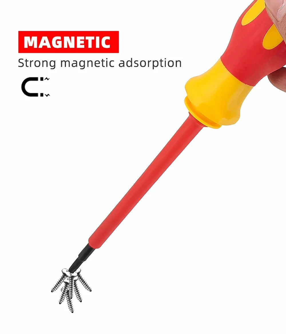 Juego de Destornilladores Aislados para Electricistas 🔧⚡