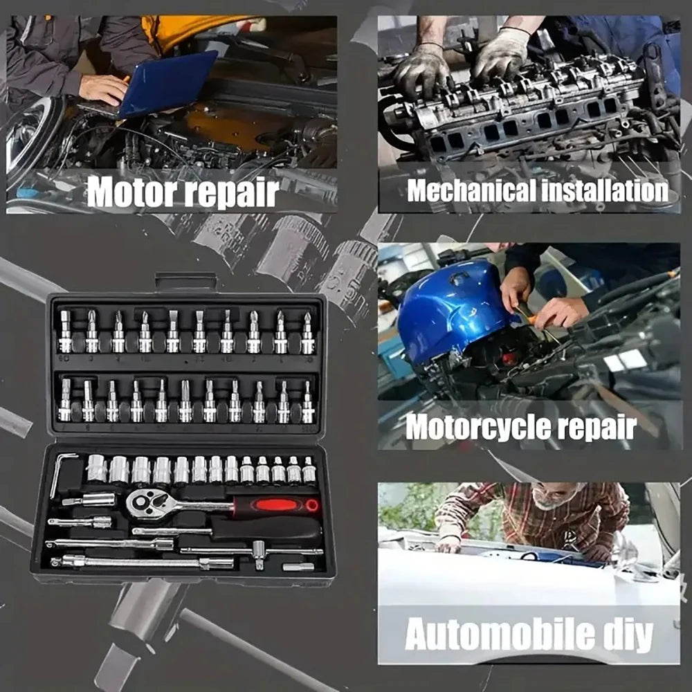 Kit de Herramientas 46 en 1 🔧🚗