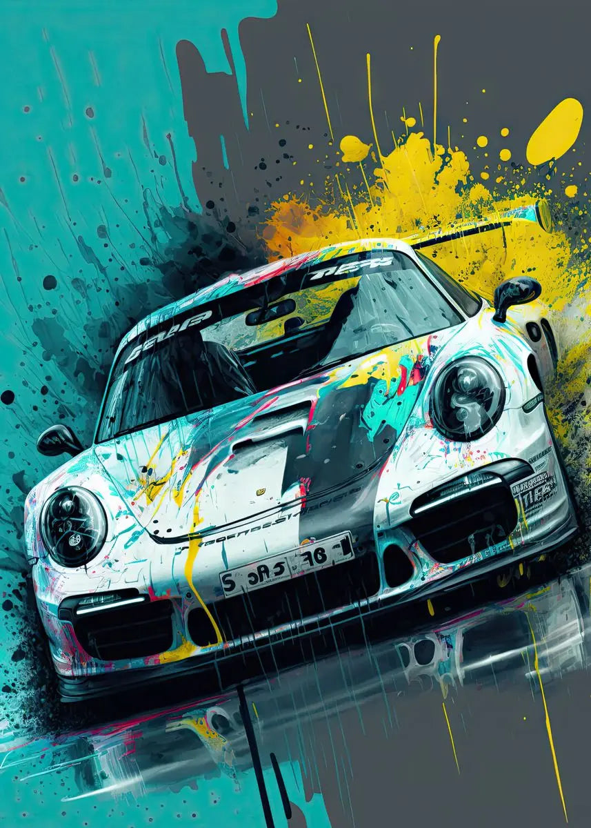 Pósters Vehículos - Estilo Pop Graffiti 🎨🚗