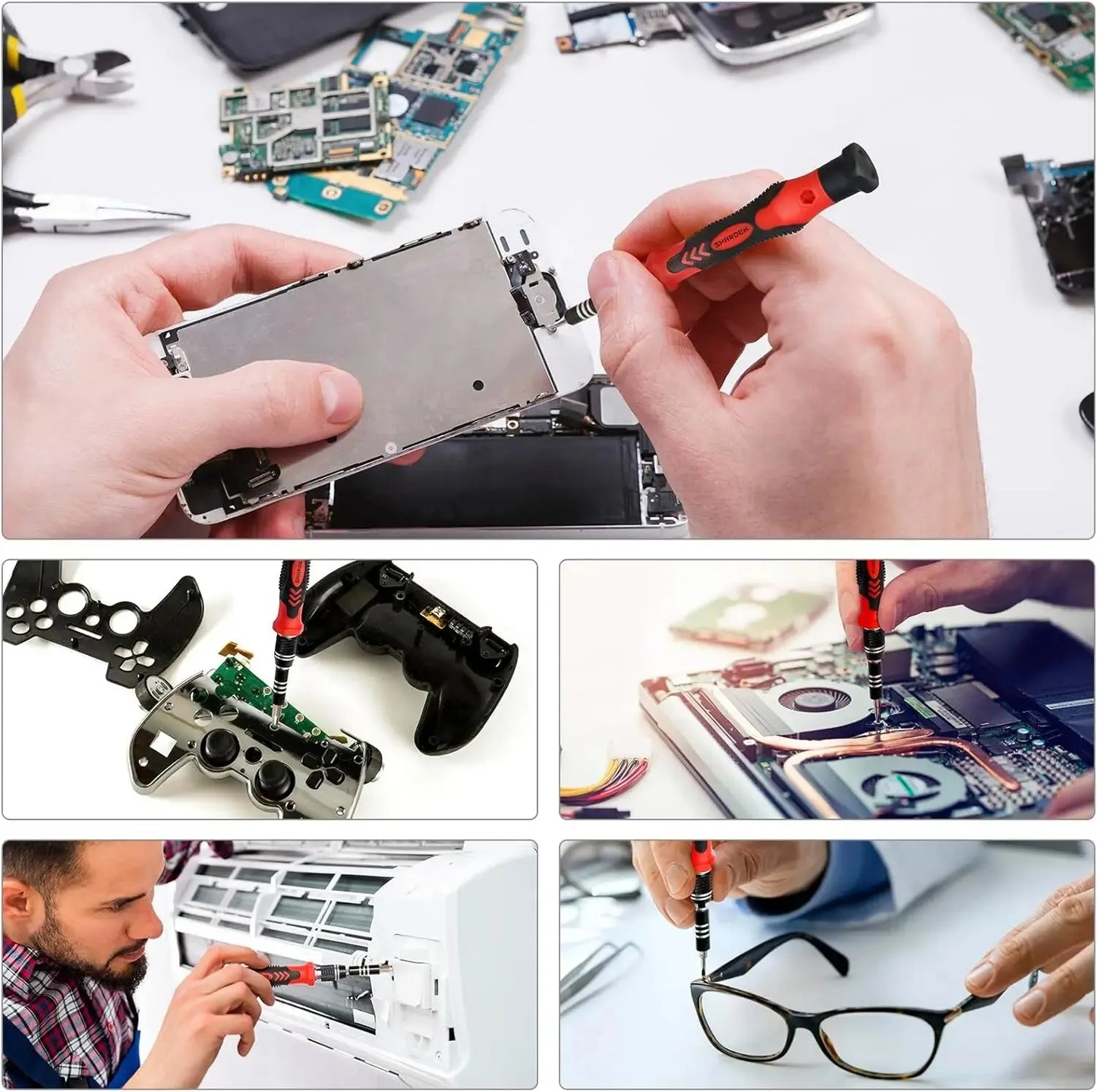 🛠️ Kit de Destornilladores de Precisión - 138 en 1