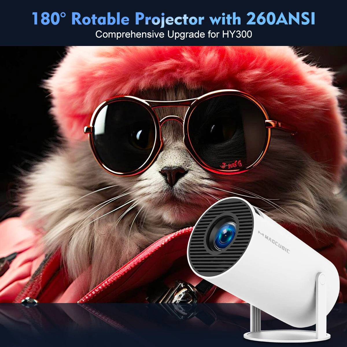 Proyector 4K UHD 1080p - HY300 Pro