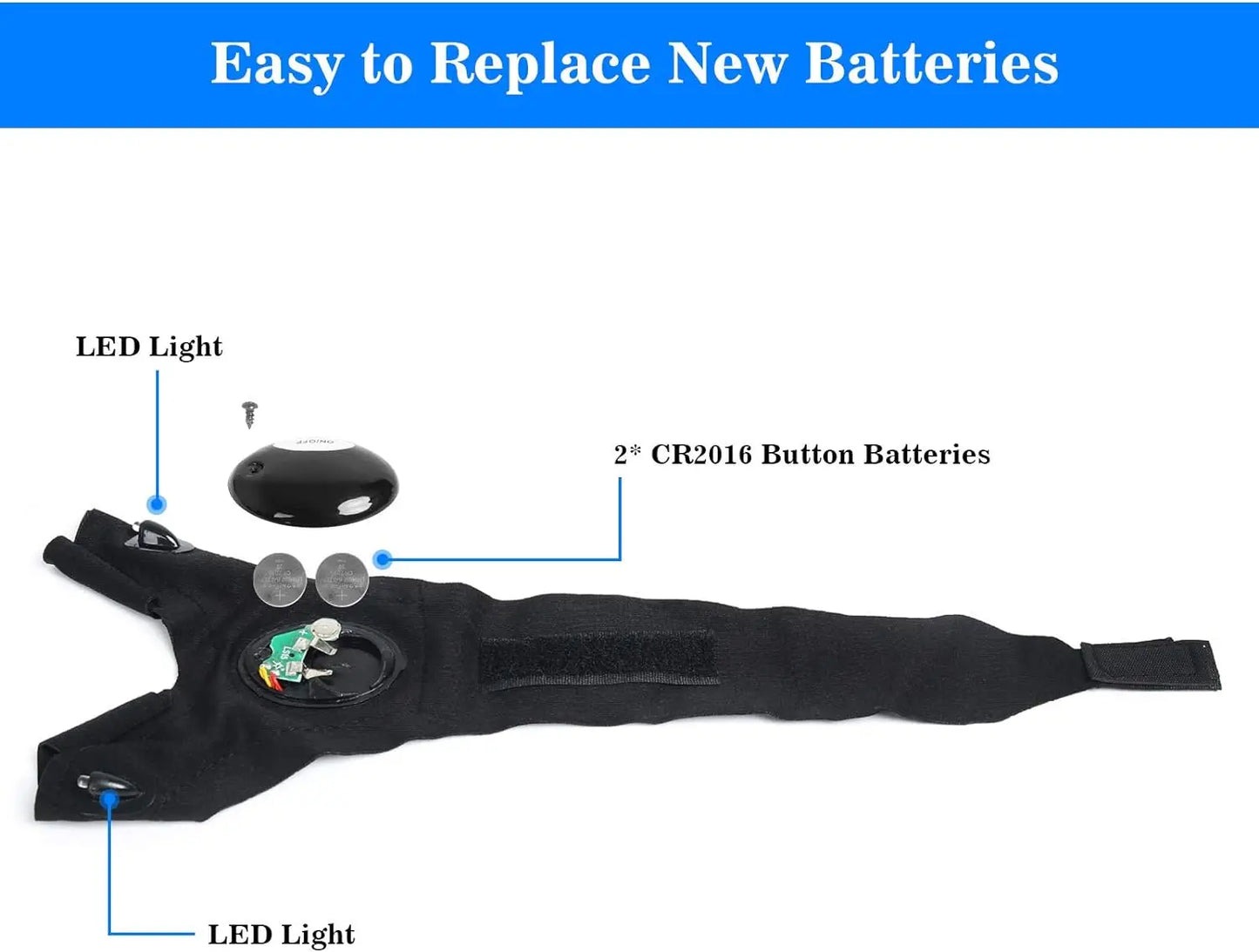 Guantes con iluminación LED