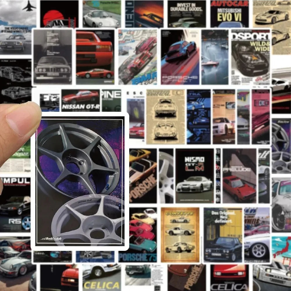 Set de Stickers Retro JDM 🏁