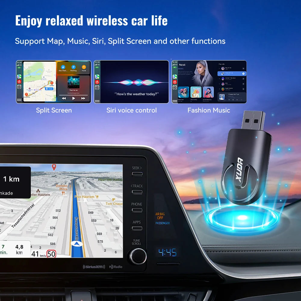CarPlay / Android Auto Inalámbrico - Adaptador USB
