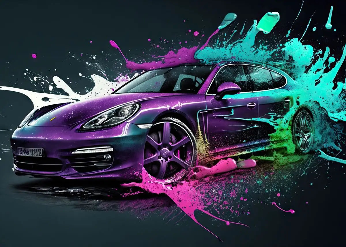 Pósters Vehículos - Estilo Pop Graffiti 🎨🚗