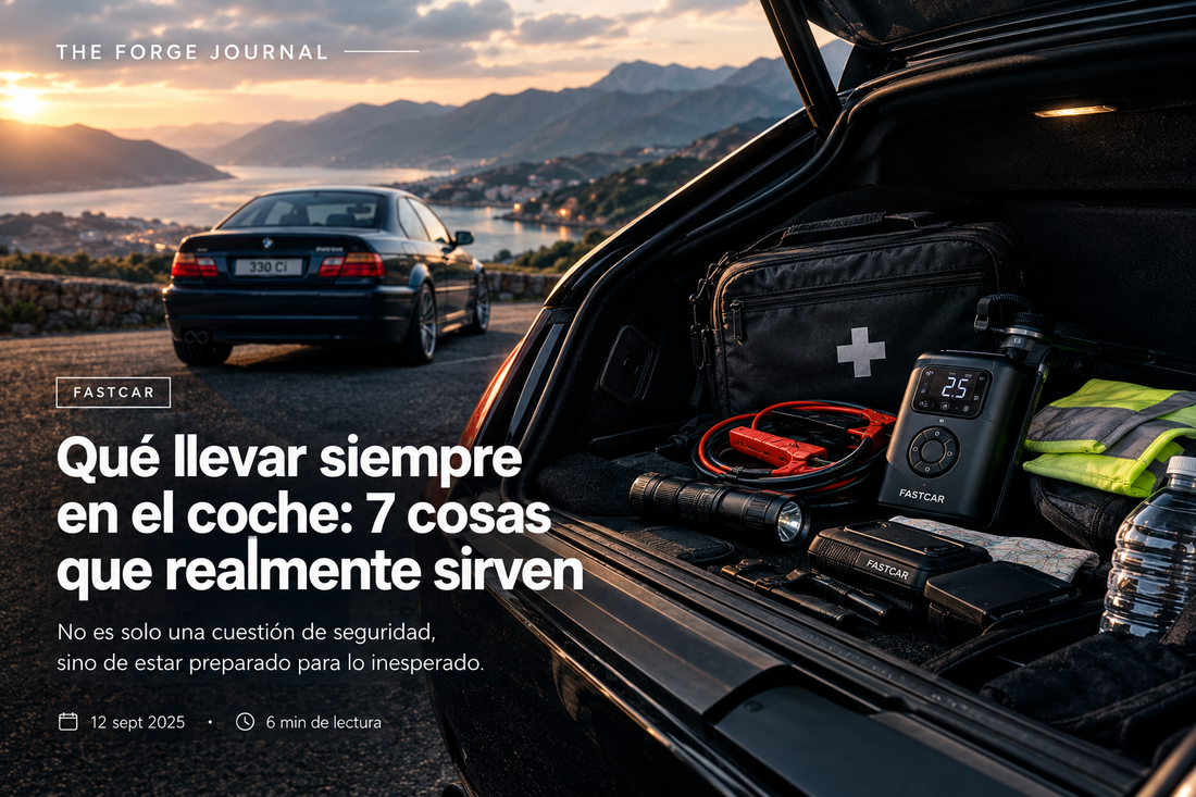 Qué llevar siempre en el coche: 7 cosas que realmente sirven — The Forge Journal / FastCar