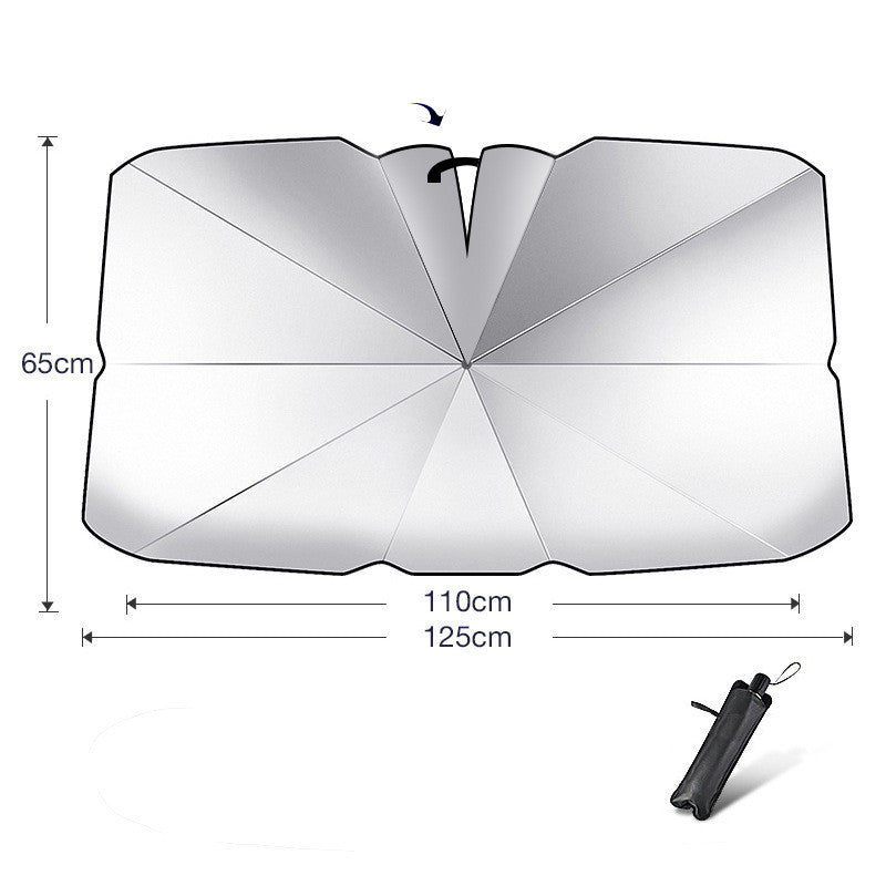 Parasol Plegable Tipo Paraguas  – Varios tamaños V1