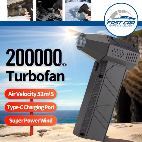 Soplador Turbo X6 de aire a presión inalámbrico para coche