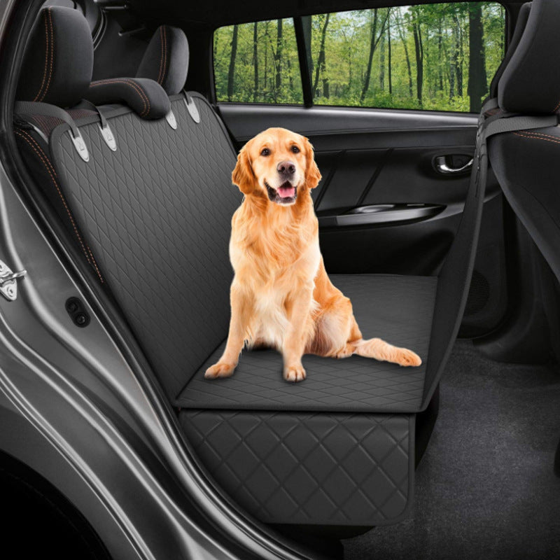 🐶🚗 Funda Premium para Asiento Trasero con Ventana de Malla