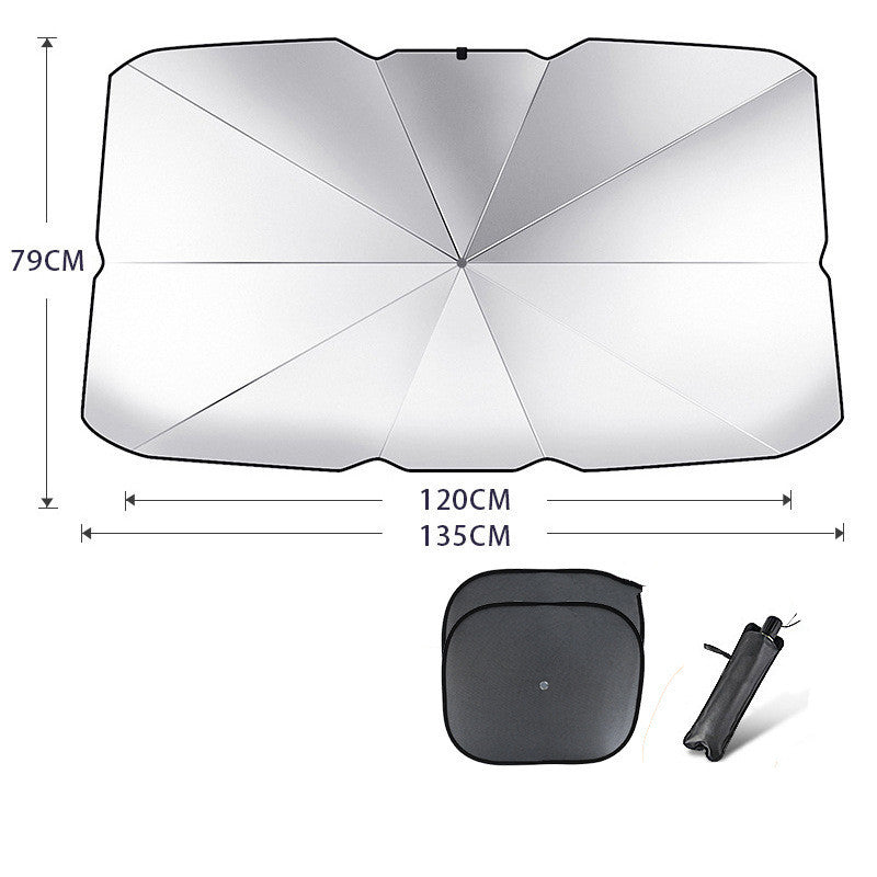 Parasol Plegable Tipo Paraguas  – Varios tamaños V1