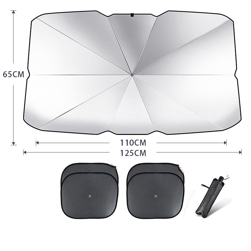 Parasol Plegable Tipo Paraguas  – Varios tamaños V1