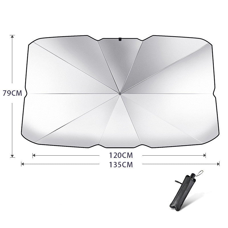 Parasol Plegable Tipo Paraguas  – Varios tamaños V1