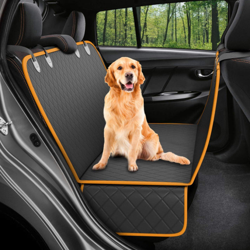 🐶🚗 Funda Premium para Asiento Trasero con Ventana de Malla