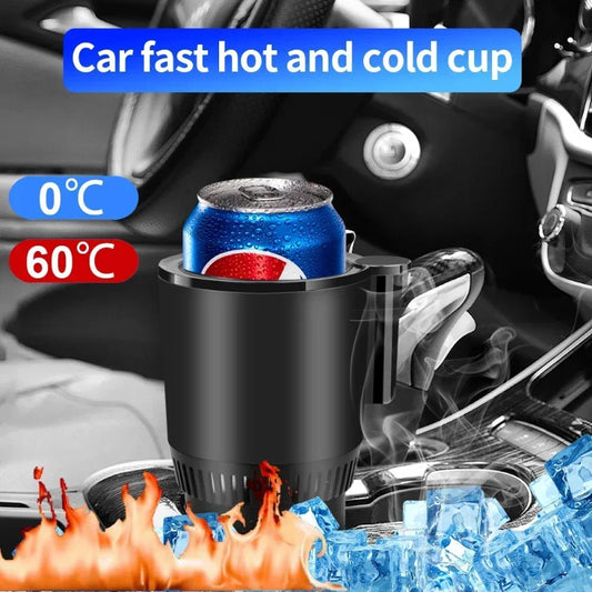 🌡️ 2 en 1: Calentador y Enfriador de Bebidas para Coche – Mantén Tu Bebida Siempre a la Temperatura Perfecta