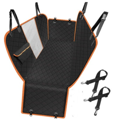 🐶🚗 Funda Premium para Asiento Trasero con Ventana de Malla