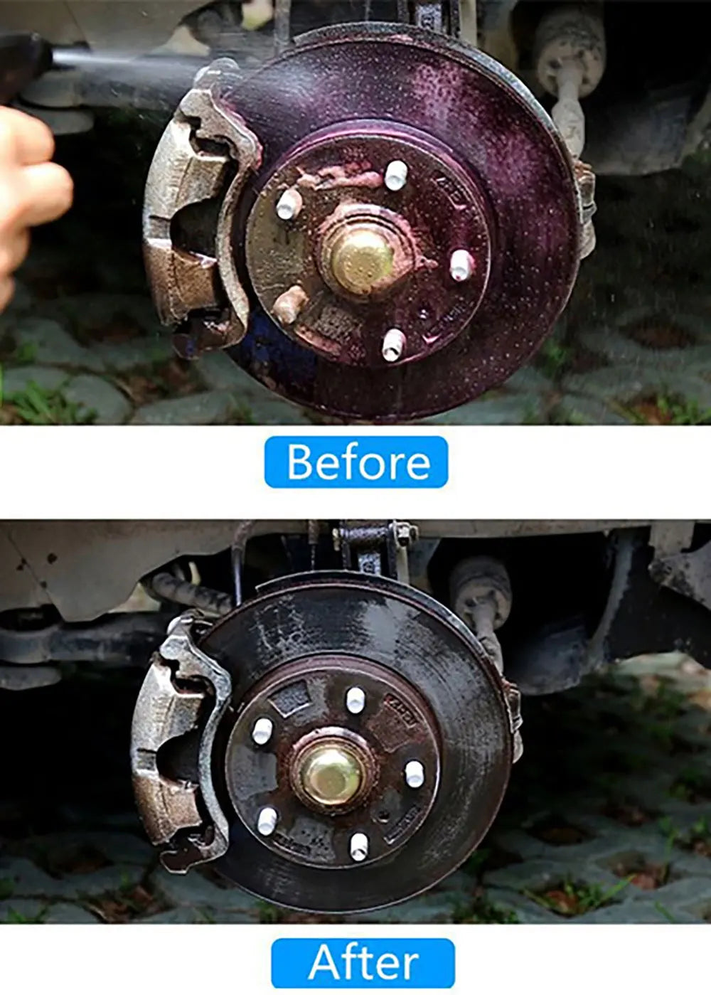 Eliminador de Óxido y Partículas Metálicas – Limpiador Profesional para Llantas y Pintura 🧲