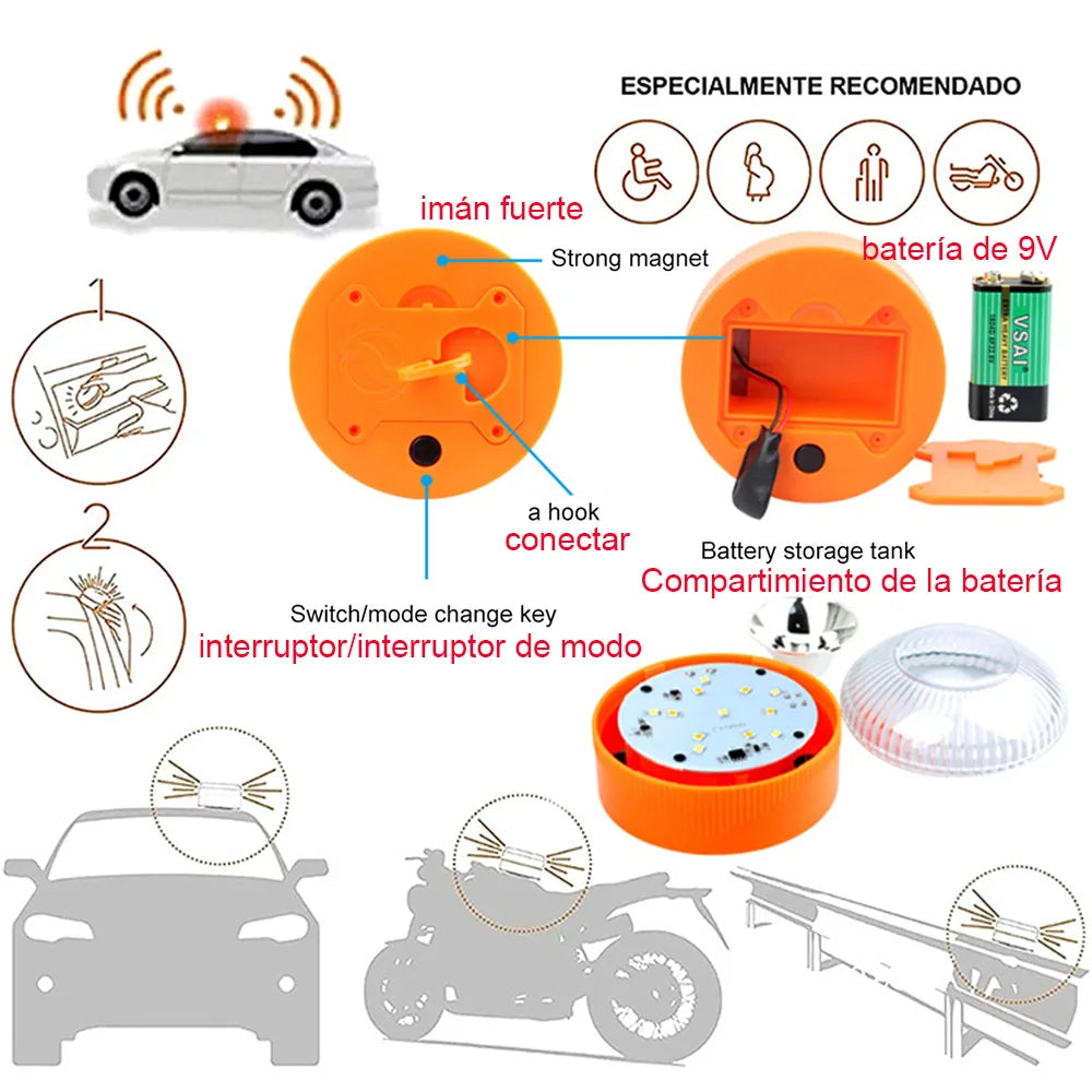 Luz Emergencia V16 Homologada DGT