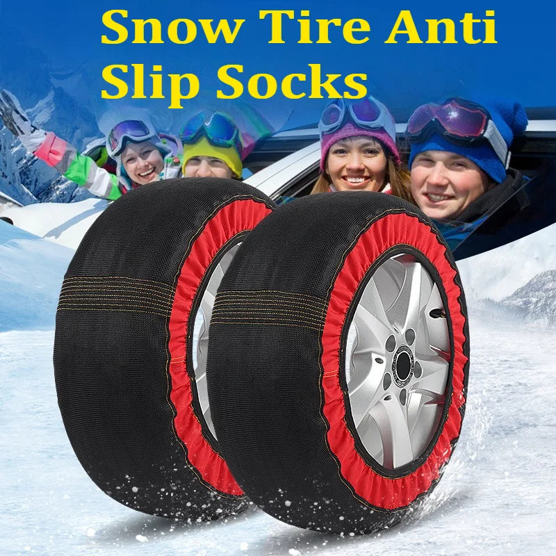 ❄️ Cadenas de nieve textiles Antideslizantes Premium