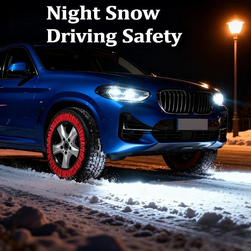 ❄️ Cadenas de nieve textiles Antideslizantes Premium