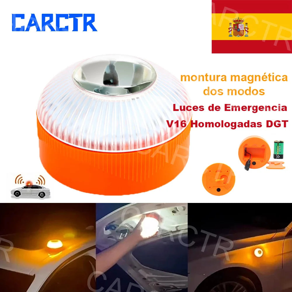 Luz Emergencia V16 Homologada DGT