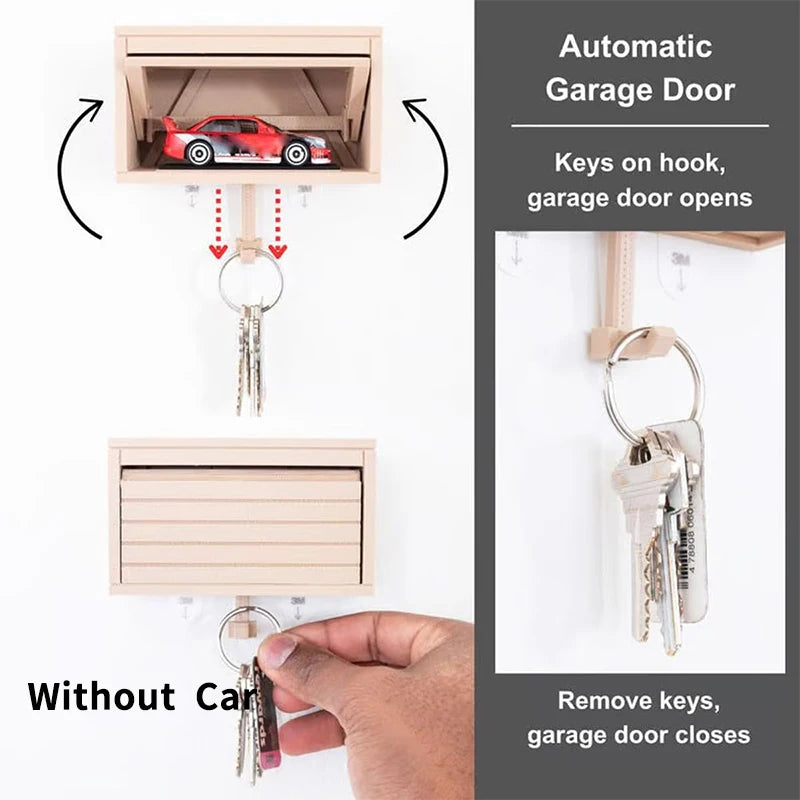 Soporte de Llaves - Diseño Garaje Automóvil 🚗🔑